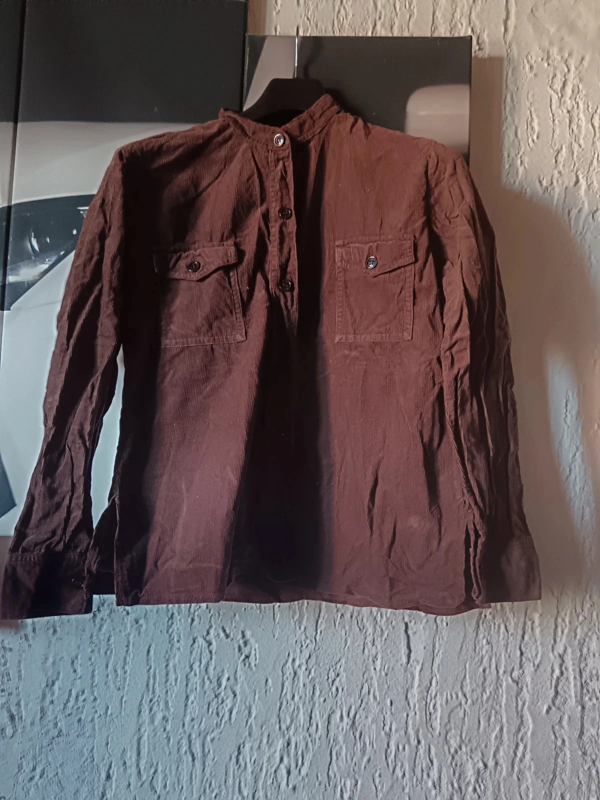 Chemise côtelée